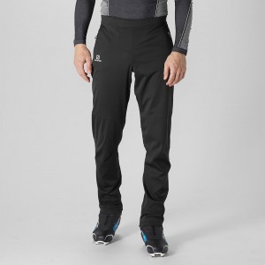 Salomon Agile Warm Hose Herren Schwarz | 40593-ECRJ