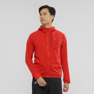 Salomon Bonatti Pro Wp Jkt M Laufjacke Herren Rot | 20879-SLUM