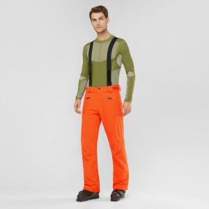 Salomon Edge Hose Herren Orange | 03825-GDVU