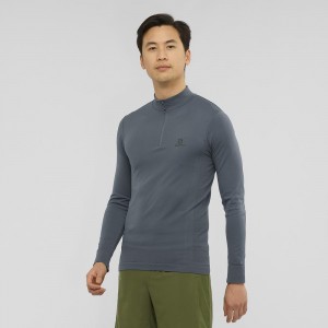 Salomon Essential Seamless Laufjacke Herren Gray | 79150-LIXF