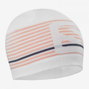 Salomon Flatspin Kurzes Beanie Hüte Herren Weiß | 92307-HSCY