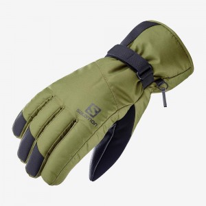 Salomon Force Dry M Handschuhe Herren Grün | 17826-ERJI