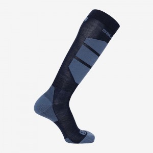 Salomon Kompfort Socken Herren Navy | 68154-EMZS