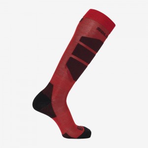 Salomon Kompfort Socken Herren Rot | 30925-TPQL