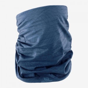 Salomon Neck&Head Light Gaiter Stirnband Herren Navy | 37402-URVQ