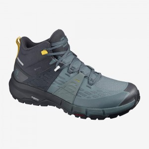 Salomon Odyssey Mid Gtx Wanderstiefel Herren Blau | 69401-ZUOE