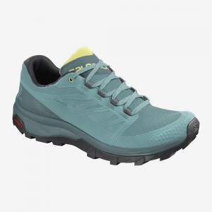 Salomon Outline Gore-Tex Trekking Damen Grün | 78249-DCEJ