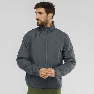 Salomon Outrack Insulated Jacket M Jacke Herren Gray | 65092-OZXR