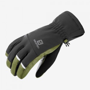 Salomon Propeller Dry M Handschuhe Herren Schwarz | 67019-YOLK