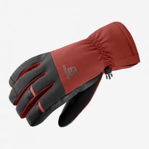 Salomon Propeller Dry M Handschuhe Herren Rot | 46351-FBDR