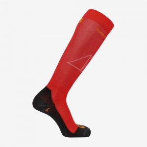 Salomon Qst Socken Herren Rot | 86437-JQGH