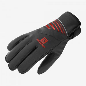 Salomon Rs Warm Glove U Handschuhe Herren Schwarz | 72496-WHOQ