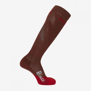 Salomon S Max M Socken Herren Rot | 79425-SYOM