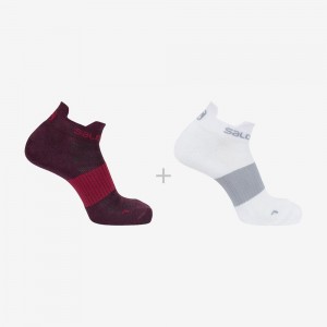 Salomon Sense 2-Pack Socken Herren Lila | 43198-QLCG