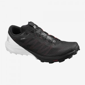 Salomon Sense Pro 4 Trailrunning Schuhe Herren Schwarz | 26478-FZXS