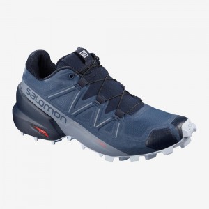 Salomon Speedcross 5 Trailrunning Schuhe Damen Blau | 47685-DLTB