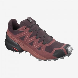 Salomon Speedcross 5 Trailrunning Schuhe Damen Rot | 38670-XPYA