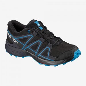 Salomon Speedcross Trailrunning Schuhe Kinder Schwarz | 42596-ITAN