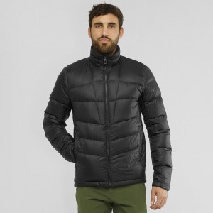 Salomon Transition Down Jacket M Jacke Herren Schwarz | 70145-NMUO