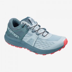 Salomon Ultra W Pro Trailrunning Schuhe Damen Blau | 03276-JBIG