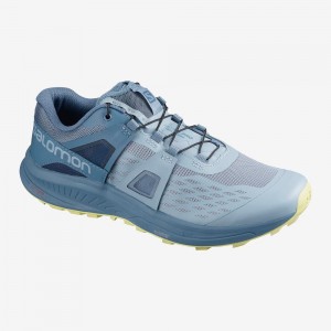 Salomon Ultra W Pro Trailrunning Schuhe Damen Blau | 50641-KBYZ