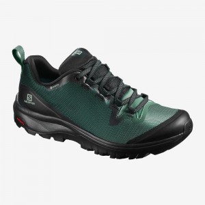 Salomon Vaya Gore-Tex Trekking Damen Schwarz | 68397-VNPA