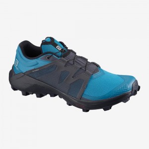 Salomon Wildcross Trailrunning Schuhe Herren Blau | 96157-FNJI