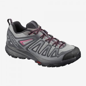 Salomon X Crest Trekking Damen Gray | 20153-ACWJ