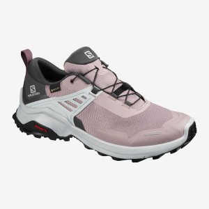 Salomon X Raise Gore-Tex Trekking Damen Rosa | 25681-LRGV