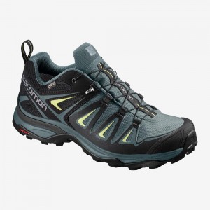 Salomon X Ultra 3 Gore-Tex Trekking Damen Blau | 14357-MAWS