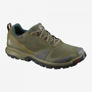 Salomon Xa Collider Gtx Trailrunning Schuhe Herren Grün | 39642-XKVN