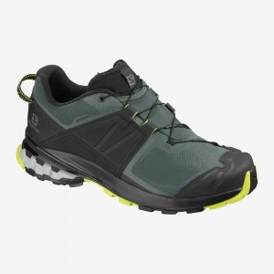 Salomon Xa Wild Gore-Tex Trailrunning Schuhe Herren Grün | 06134-LBIX