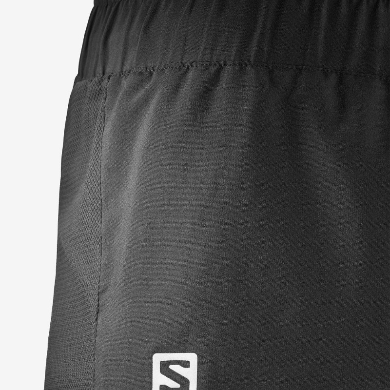 Salomon Agile 5 Kurze Hose Herren Schwarz | 98307-EAFS