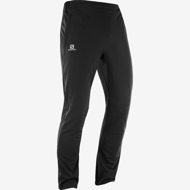 Salomon Agile Warm Hose Herren Schwarz | 40593-ECRJ