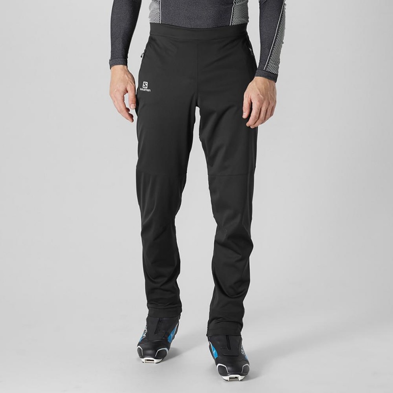 Salomon Agile Warm Hose Herren Schwarz | 40593-ECRJ