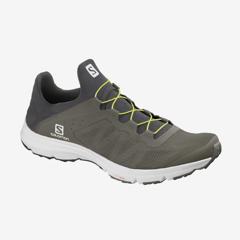 Salomon Amphib Bold Pantoletten Herren Grün | 34857-NUFG