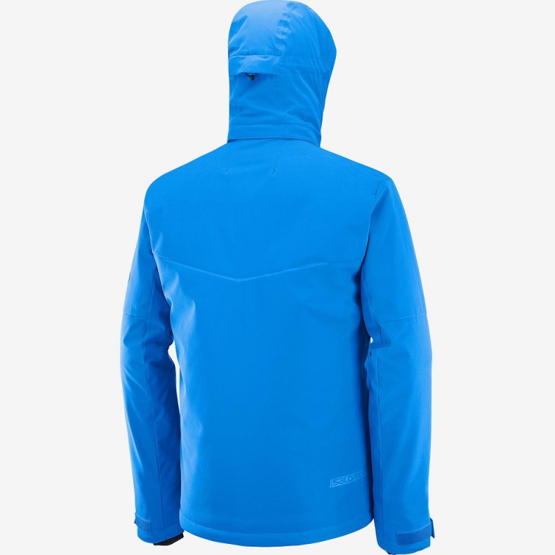 Salomon Blast Jacket M Skijacken Herren Blau | 79864-XAJT