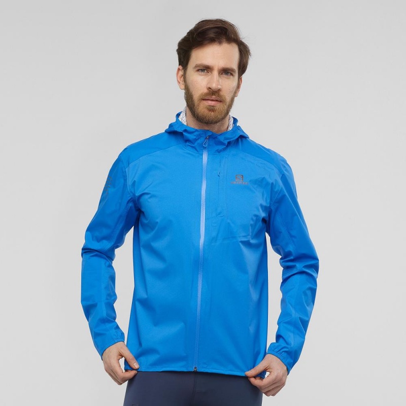 Salomon Bonatti 2.5L Laufjacke Herren Blau | 42038-IYPD