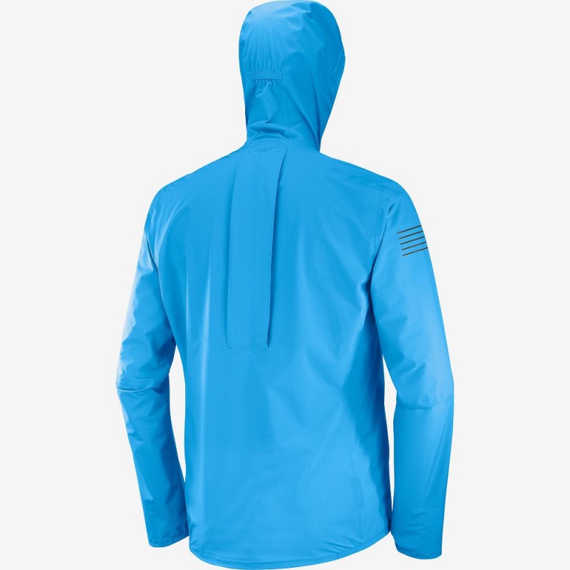 Salomon Bonatti Pro Wp Jkt M Laufjacke Herren Blau | 12436-WBVQ