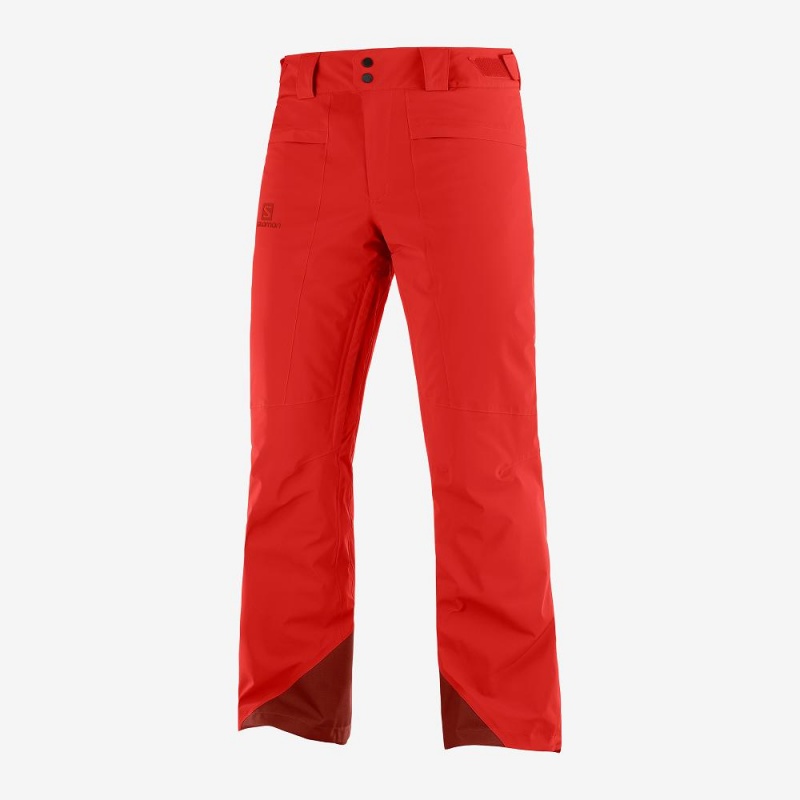 Salomon Brilliant Hose Herren Rot | 59716-LHAU