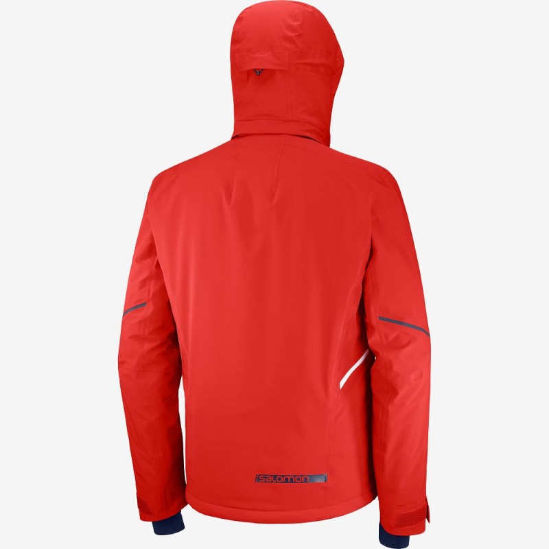 Salomon Brilliant Skijacken Herren Rot | 34709-KVMN