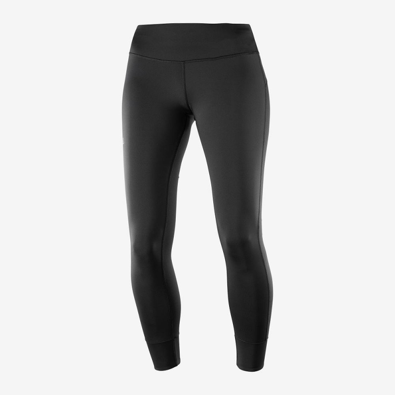 Salomon Comet Tech Leg W Strumpfhose Damen Schwarz | 54308-ZCEO