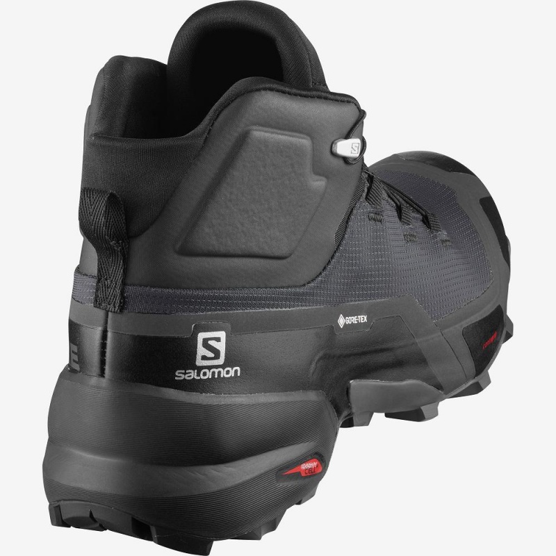 Salomon Cross Hike Mid Gore-Tex Wanderstiefel Herren Schwarz | 67293-EHWY