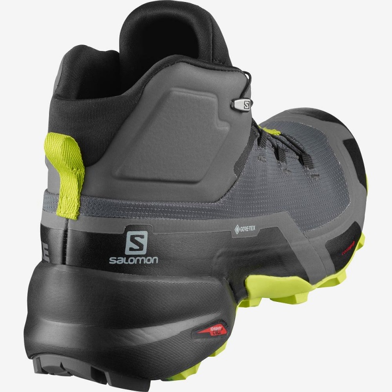 Salomon Cross Hike Mid Gore-Tex Wanderstiefel Herren Gray | 04785-GJTR