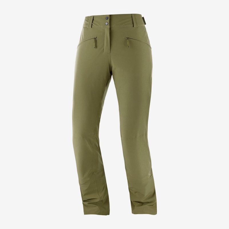 Salomon Edge Hose Damen Grün | 82913-OTLN