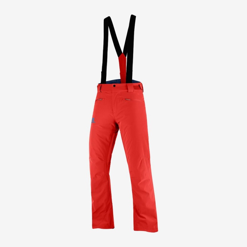 Salomon Edge Hose Herren Rot | 67528-BLVQ