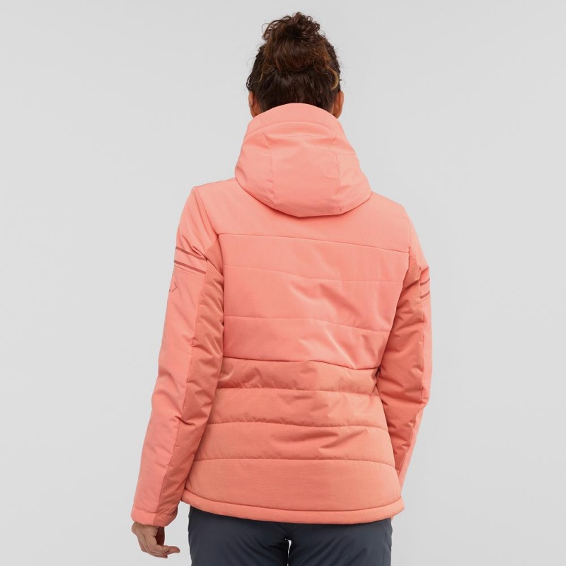 Salomon Edge Skijacken Damen Orange | 39765-YWFN