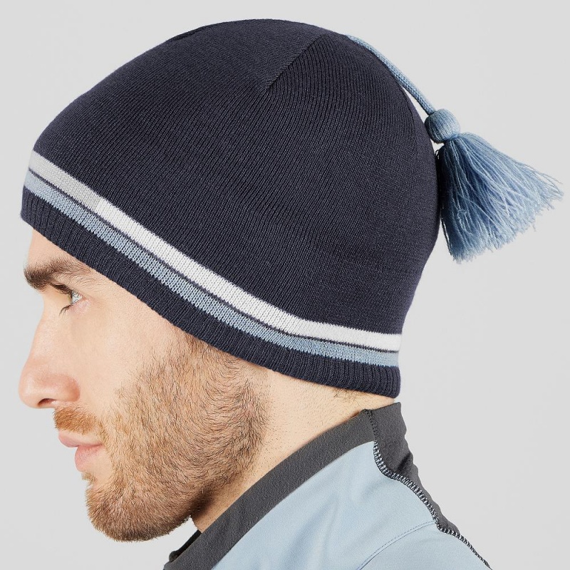 Salomon Escape Beanie Hüte Herren Gray | 41560-WZUL