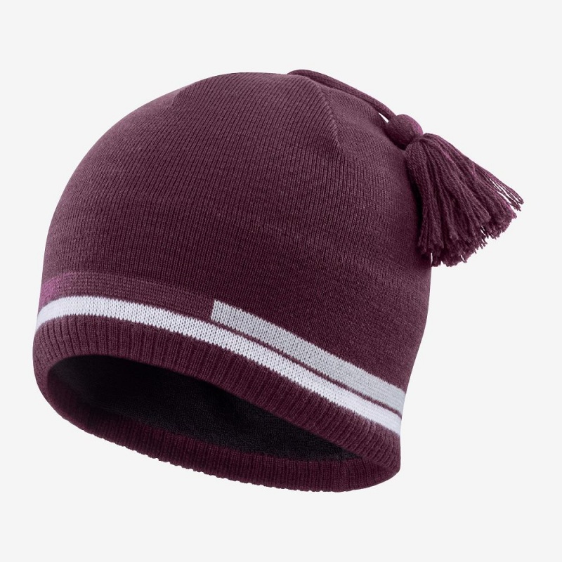 Salomon Escape Beanie Hüte Herren Lila | 20594-NMDH