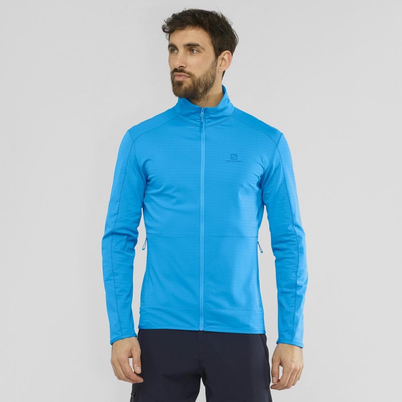 Salomon Essential Lightwarm Skijacken Herren Blau | 49371-OQYL